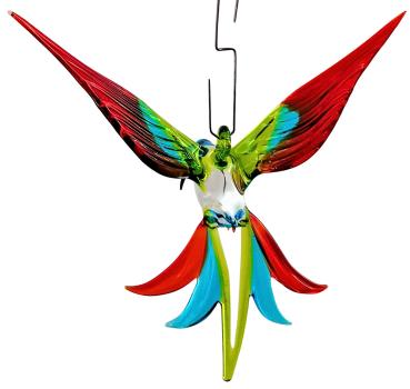 Hängevogel, Kolibri (grün-blau-rot)